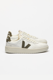 TÊNIS VEJA - V-90 B-MESH WHITE_KAKI